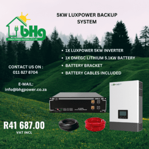 5KW LUXPOWER BACKUP SYSTEM